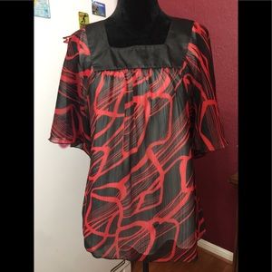 Classy sheer top!